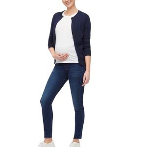 J. Crew Maternity Toothpick Dark Wash Jeans Size 28 Tall